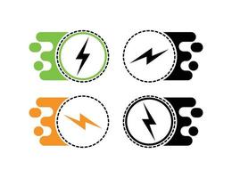 Smartphone fast charging symbol illustration vector