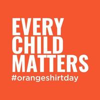 cada niño importa diseño de camisa vector camisa naranja día 30 de septiembre