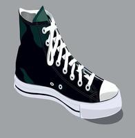 plantilla de ilustración de diseño de vector de zapatos