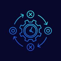 Adaptation line icon for web vector