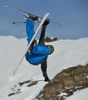 Skier portrait view photo