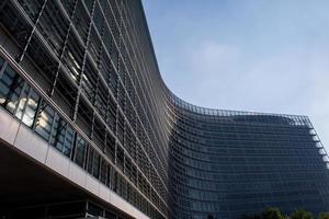 Brussels, Belgium, 2022 - The Berlaymont building in Brussels photo