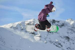 Skier portrait view photo