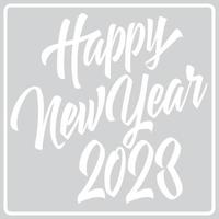 icon with the inscription happy 2023 new year vector
