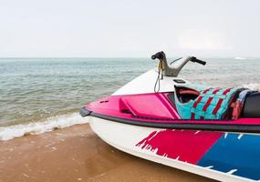 Jet ski on the beach photo