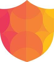 Colorful shield vector. Shield Icon Picture, vector Flat, shield App and Web symbol.