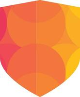 Colorful shield vector. Shield Icon Picture, vector Flat, shield App and Web symbol.