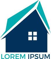 Real estate logo design. Logo symbol or icon for real estates or building construction business. vector