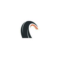 Tyre company or tyre shop vector logo design.