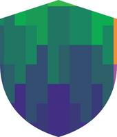 Colorful shield vector. Shield Icon Picture, vector Flat, shield App and Web symbol.