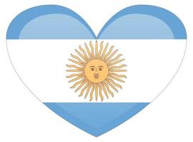 original and simple Argentina flag isolated in official colors and Proportion Correctly vector