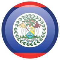 Flag of Belize. Accurate dimensions, element proportions and colors vector