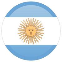 original and simple Argentina flag isolated in official colors and Proportion Correctly vector