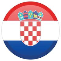 bandera de croacia. dimensiones precisas, proporciones de elementos y colores. vector