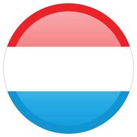 Luxembourg flag. Accurate dimensions, element proportions and colors vector