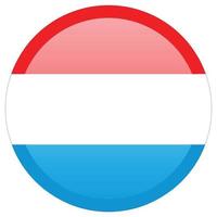 Luxembourg flag. Accurate dimensions, element proportions and colors vector