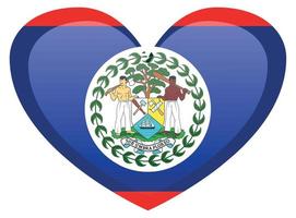 Flag of Belize. Accurate dimensions, element proportions and colors vector