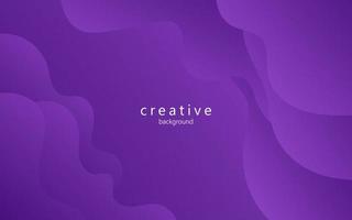 minimal abstract dynamic purple gradient color fluid, liquid wavy shape geometric composition background. eps10 vector