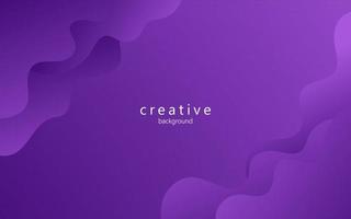 minimal abstract dynamic purple gradient color fluid, liquid wavy shape geometric composition background. eps10 vector