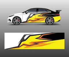 Sport car racing wrap design. vector design. abstract Racing graphic vector for sport car wrap design