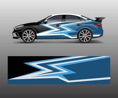 Car wrap decal design vector. Graphic abstract racing designs for vehicle, , race, adventure template design vector