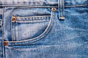 Fondo de textura de bolsillo de jeans de mezclilla foto