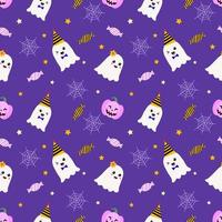 Cute seamless pattern for Halloween holiday. vector