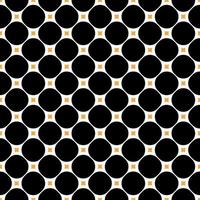 seamless pattern with big circles and small squares Stylish dark geometric background vector