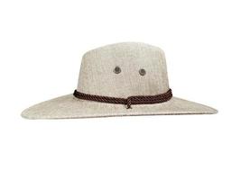 sombrero de vaquero aislado en un fondo blanco foto