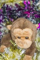 Monkey Toy with Decorations photo