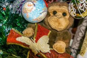 Monkey Toy with Decorations photo