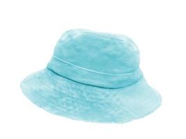 blue bucket hat on a white background photo