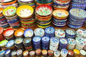 Turkish ceramics in Istanbul photo