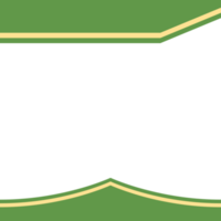 green and yellow frame basic shape png