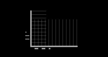 animering av företag tillväxt Diagram video