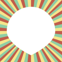 aesthetic colorfull frame center hole png