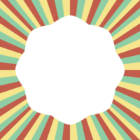 aesthetic colorfull frame center hole png