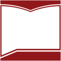twibbon marco rojo y blanco forma básica png