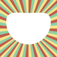 aesthetic colorfull frame center hole png