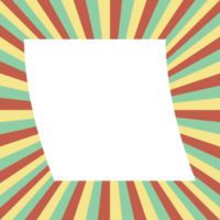 aesthetic colorfull frame center hole png