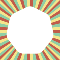 aesthetic colorfull frame center hole png
