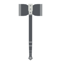 war hammer battle viking double side warrior weapon png