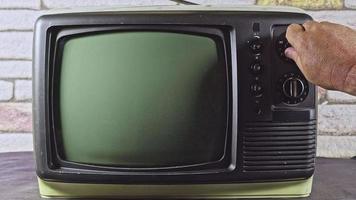 TV sväng på och bra tunnig kanal video