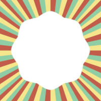 aesthetic colorfull frame center hole png