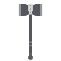 war hammer battle viking double side warrior weapon png