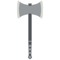 machado viking arma de guerreiro de lado duplo png