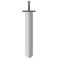 grande épée de chevalier deux mains deux grandes épées tranchantes arme guerrière png