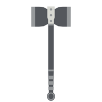 war hammer battle viking double side warrior weapon png