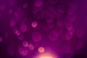 Dark purple Festive Christmas Beautiful abstract Background with bokeh lights. Holiday Texture with copy space. Can be used as Wallpaper, filling for a website, defocused photo