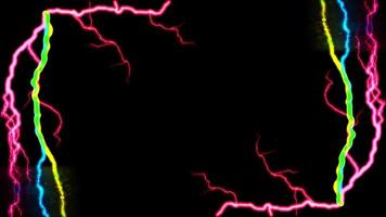 Digital Rendering Background Abstract Pattern Electric Thunder photo